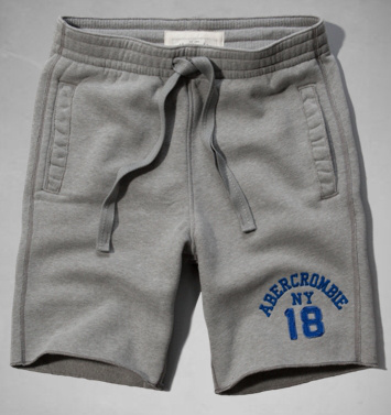 Abercrombie Fitch Hombres Vellón Patalón Corto AF7783